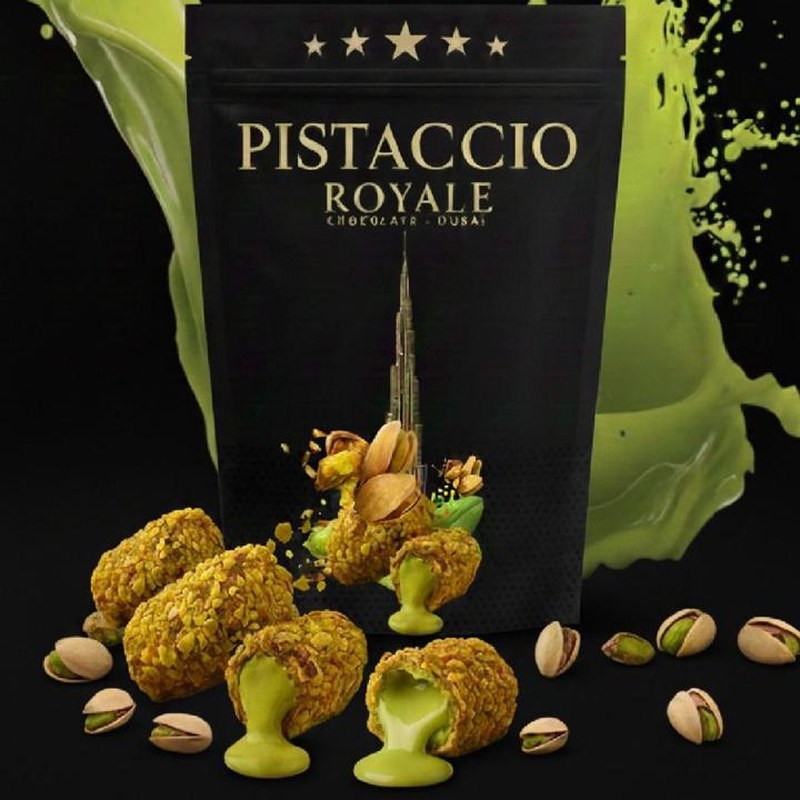 Producto Pistaccio Royale con bombones rellenos de pistacho
